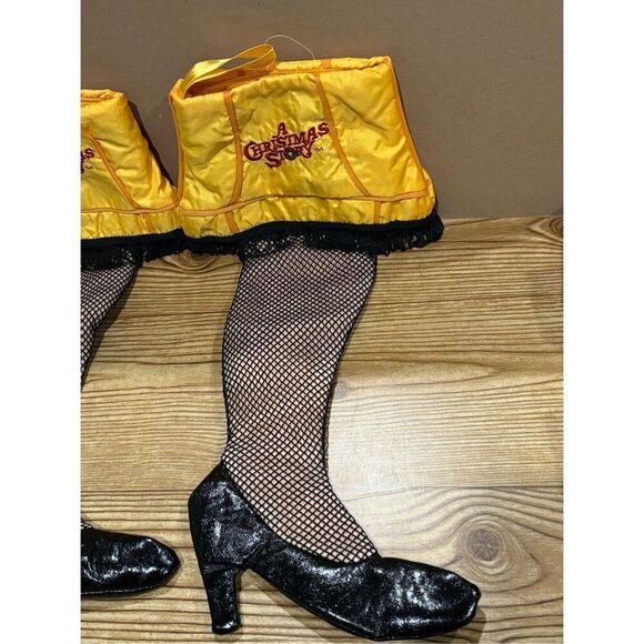 "A Christmas Story" Leg Lamp-Christmas Stocking w/Fishnet-Set of 2 FREE SHIP - Picture 3 of 6